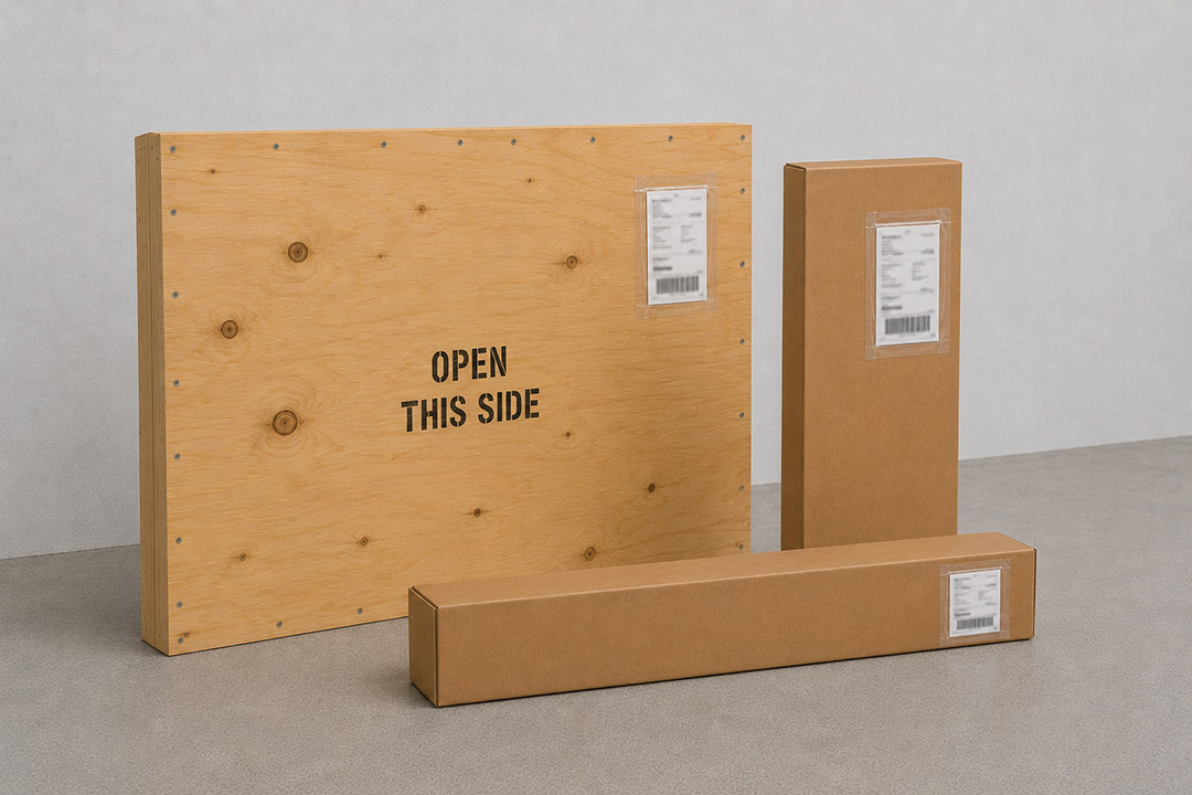 Shipping packaging example
