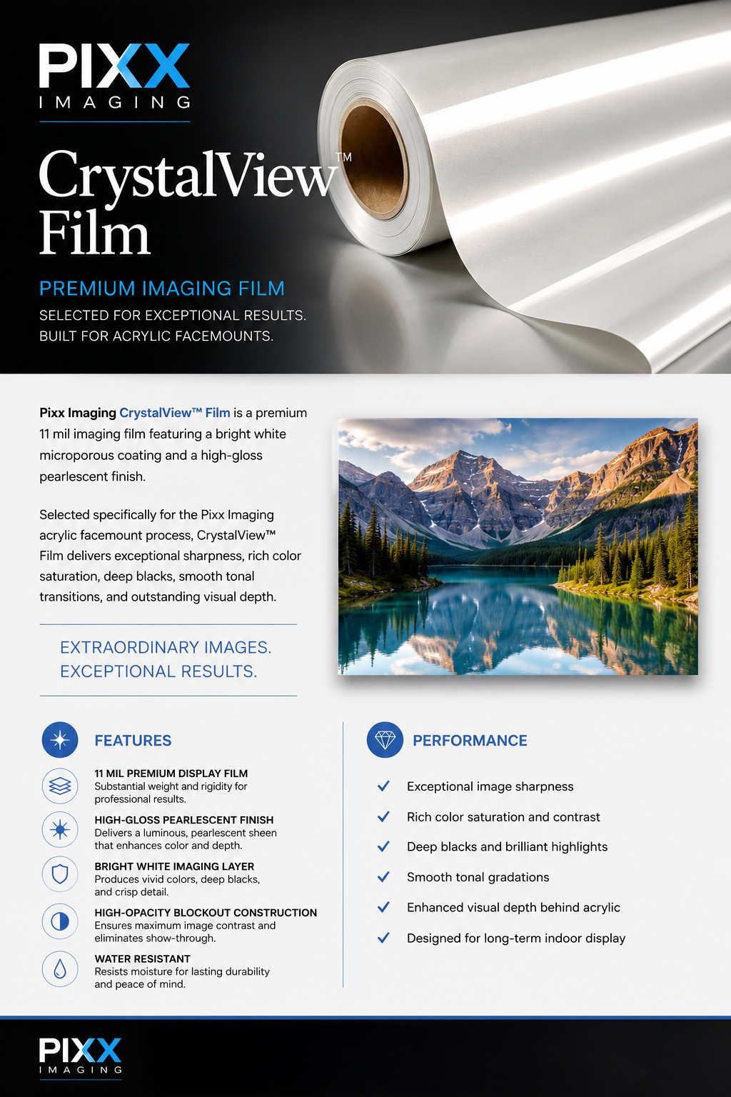 CrystalView print film